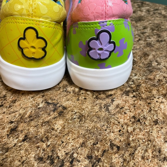 SpongeBob SquarePants womens Sneakers - Pink and Yellow size 8.5 - Picture 3 of 4